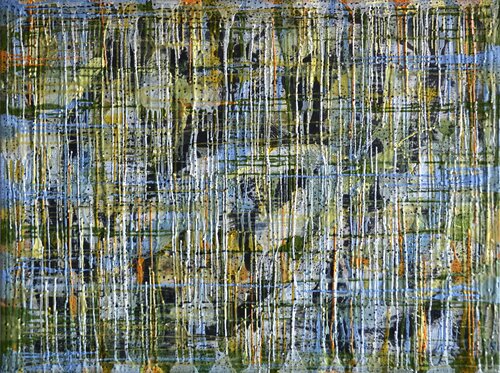 Keflavik waterfall   ICELAND van Marie-Danielle Leblanc, Schilderij te koop op Singulart