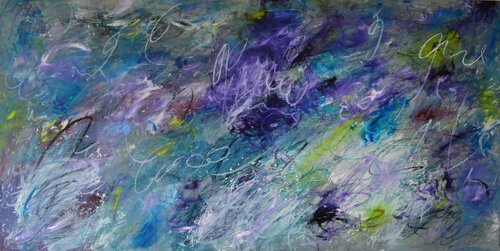 Hommage à CY Thombly van Marie-Danielle Leblanc, Schilderij te koop op Singulart