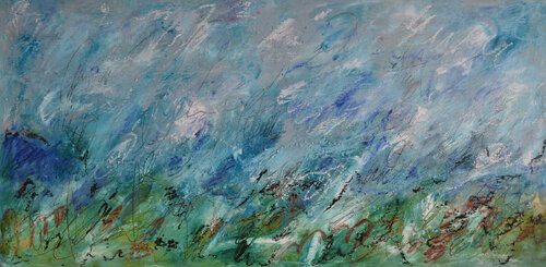 Iceland Sea by Marie-Danielle Leblanc, Painting for Sale on Singulart