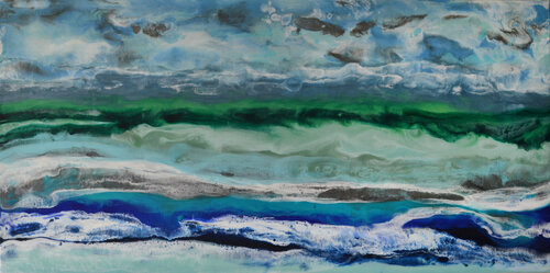 Malaga Lake van Marie-Danielle Leblanc, Schilderij te koop op Singulart