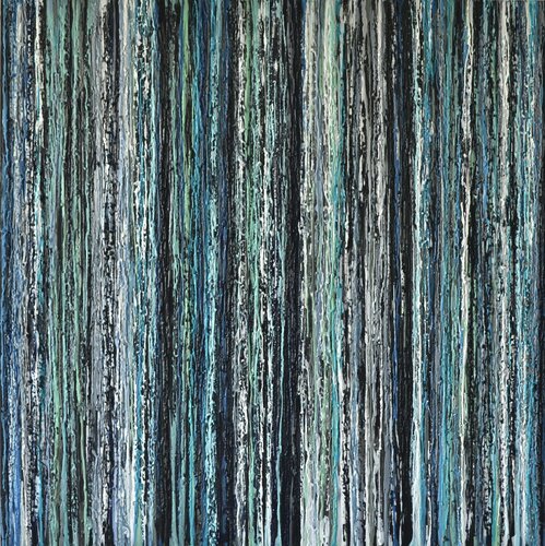 Zion Waterfalls  ICELAND van Marie-Danielle Leblanc, Schilderij te koop op Singulart