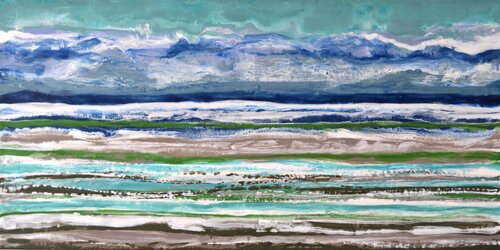 Nubra Valley Ladahk  India von Marie-Danielle Leblanc, Malerei kaufen auf Singulart