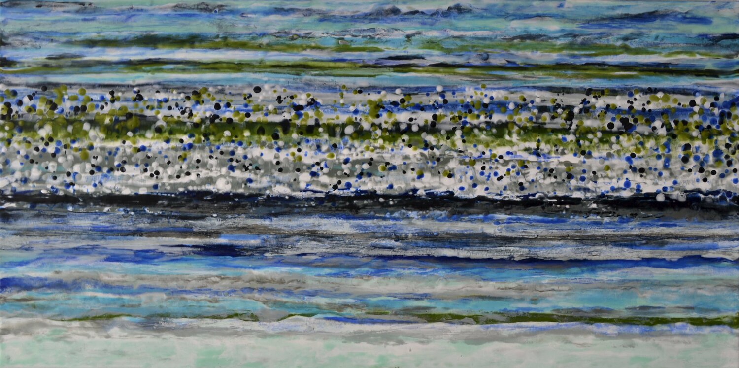 Markha River  Ladahk, North of India Marie-Danielle Leblanc Originalgemälde zu verkaufen