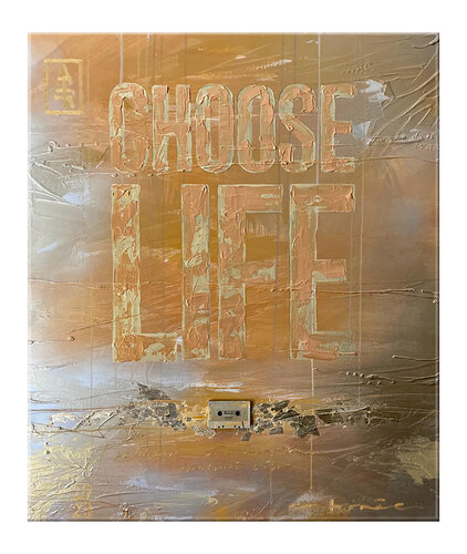 CHOOSE LIFE van Antonie de Rooij, Schilderij te koop op Singulart