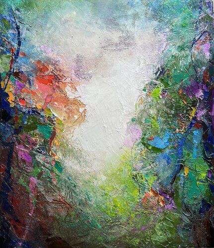 Garden of Love van Dini Christoforou, Schilderij te koop op Singulart