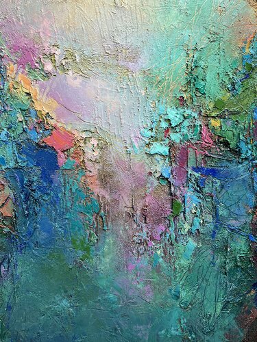 The Blue Garden van Dini Christoforou, Schilderij te koop op Singulart