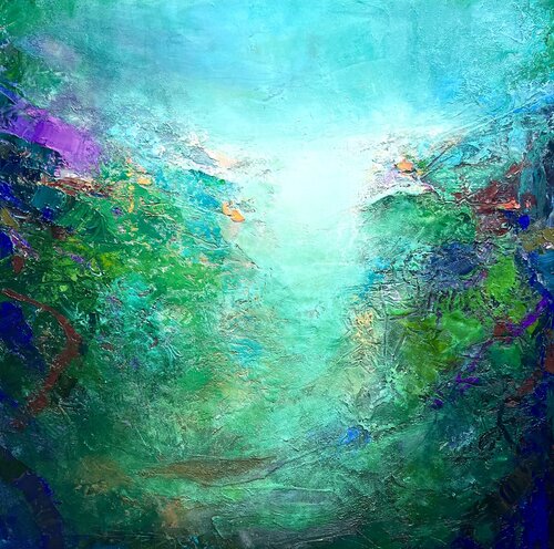 Watery Mist van Dini Christoforou, Schilderij te koop op Singulart