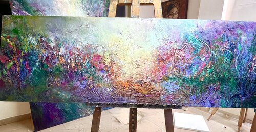 Autumn’s songs van Dini Christoforou, Schilderij te koop op Singulart