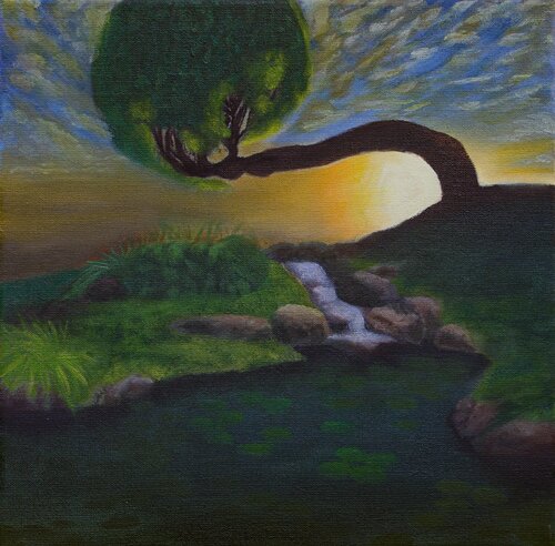 Zen tree von Rodolfo III Molina, Malerei kaufen auf Singulart