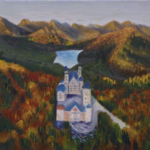 Autumn castle von Rodolfo III Molina, Malerei kaufen auf Singulart