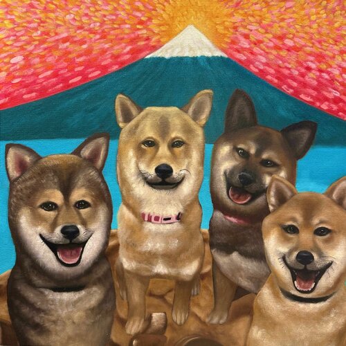 Shiba island van Rodolfo III Molina, Schilderij te koop op Singulart