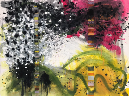 Urknall di Bernadette Arnaud, Pittura in vendita su Singulart