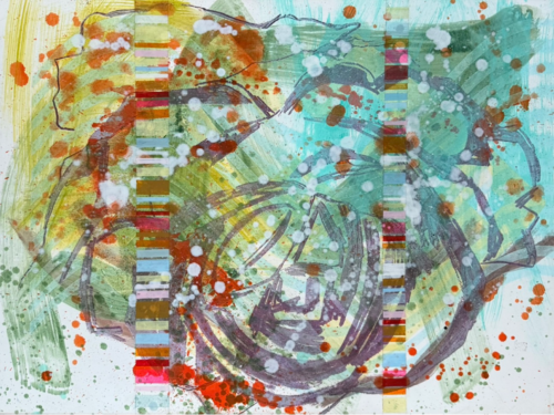Sternentanz van Bernadette Arnaud, Schilderij te koop op Singulart