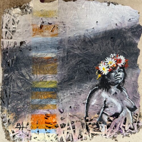 QUEEN of SHEBA van Bernadette Arnaud, Schilderij te koop op Singulart