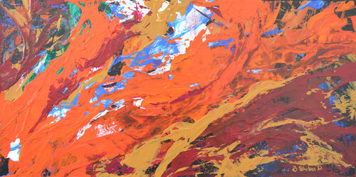 Fire and Ice von Barbara Skiba-Poniatowski, Malerei kaufen auf Singulart