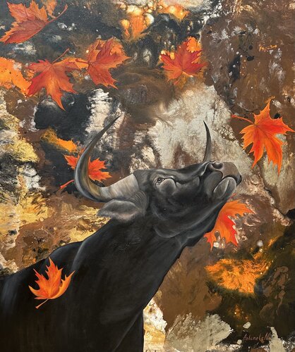 Wind of Change von Nataliia Antonets, Textil kaufen auf Singulart