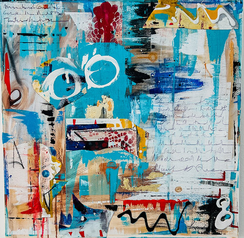 Who is Like God: Micah van Monique Kennedy, Schilderij te koop op Singulart