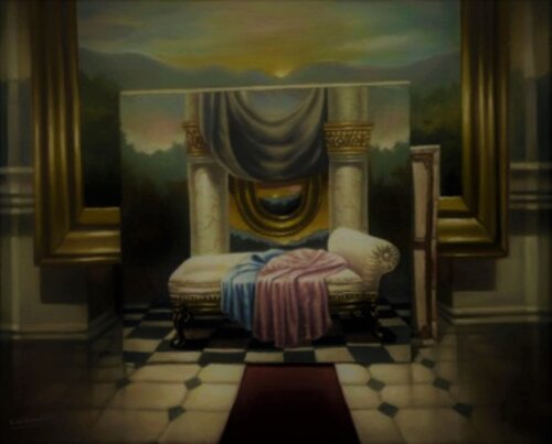 Paisaje interior - Colección privada ( París ) van Fabián Sabbadin, Schilderij te koop op Singulart