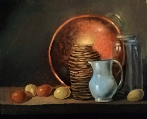 cazuela  martelada de cobre by Fabián Sabbadin, 회화 for Sale on Singulart