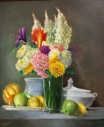 Naturaleza floral by Fabián Sabbadin, Painting for Sale on Singulart