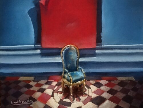 Azul van Fabián Sabbadin, Schilderij te koop op Singulart
