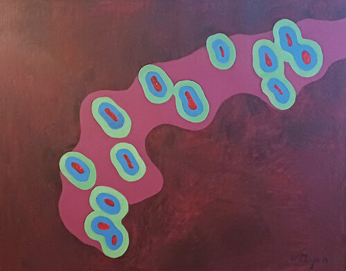 Complex van Agnieszka Zych, Schilderij te koop op Singulart