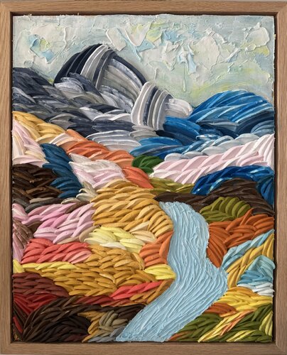 Fall Valley de Gaya Chandrasekaran, Pintura a la venta en Singulart