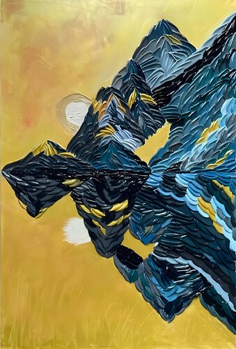 Mirror Mirror Burning Bright de Gaya Chandrasekaran, Pintura a la venta en Singulart