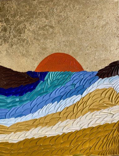 Golden Dawn de Gaya Chandrasekaran, Pintura a la venta en Singulart