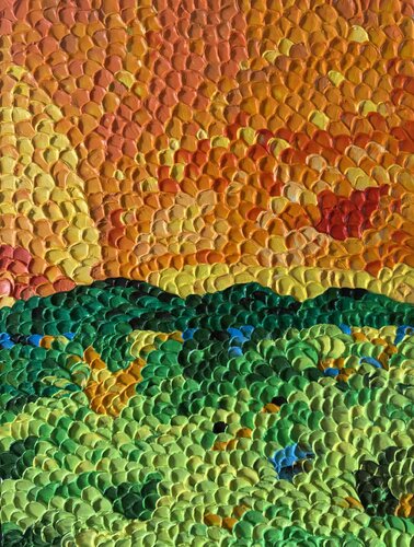 Awakening Horizon de Gaya Chandrasekaran, Pintura a la venta en Singulart