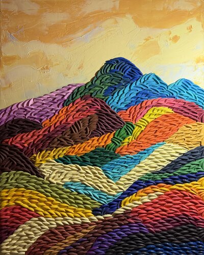 The Silk Route de Gaya Chandrasekaran, Pintura a la venta en Singulart