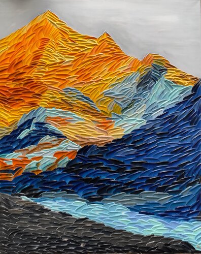 Mighty Rise de Gaya Chandrasekaran, Pintura a la venta en Singulart