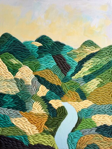 Whispers of the Glen by Gaya Chandrasekaran, Painting for Sale on Singulart