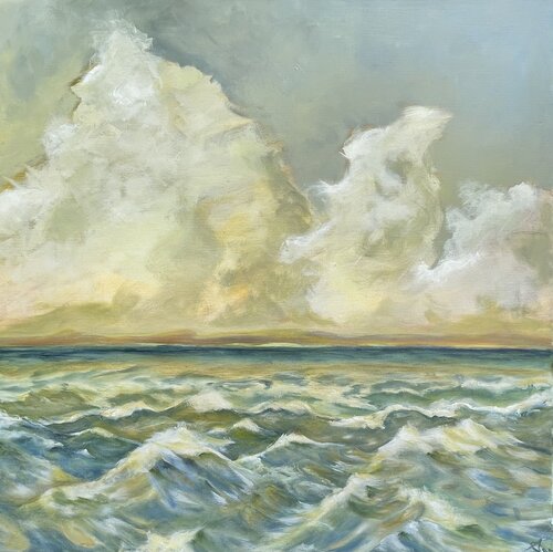 Abendgold di Andrea Grube, Pittura in vendita su Singulart