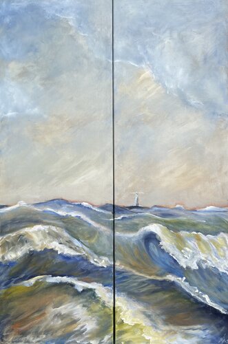 Hochflut kommt mit Westwind de Andrea Grube, Pintura a la venta en Singulart