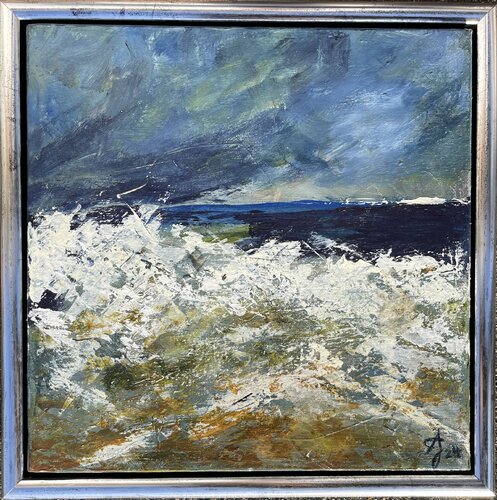 Licht über der See 3 van Andrea Grube, Schilderij te koop op Singulart