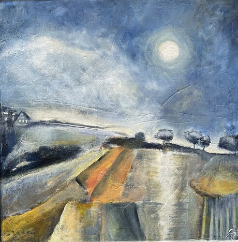 Silberlicht van Andrea Grube, Schilderij te koop op Singulart