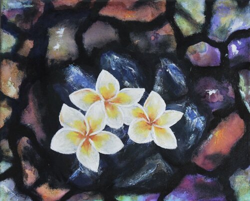 Tropical colours di Iryna Budai, Pittura in vendita su Singulart