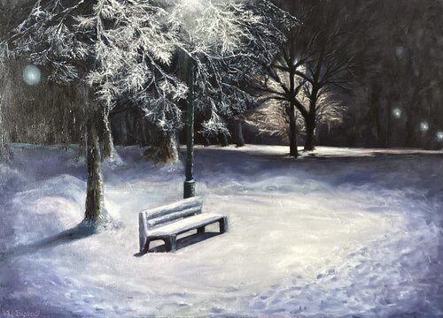 Bench par Iryna Budai, Peinture en vente sur Singulart