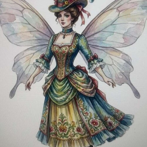 Wróżka ze skrzydłami. by Julia Zabrocka, Digital for Sale on Singulart