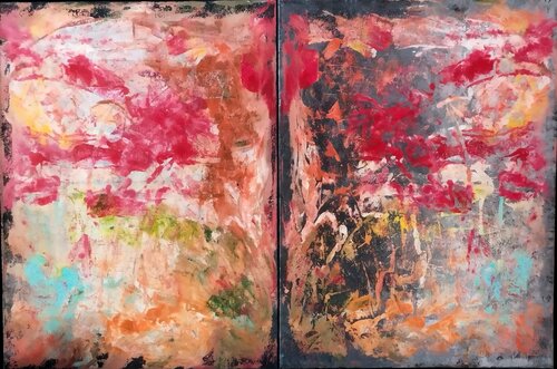 Diptyque Voyage en orient by Erwin STEINBACH, Painting for Sale on Singulart