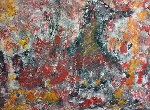 La cane au sous bois (automne 2020) by Erwin STEINBACH, Painting for Sale on Singulart