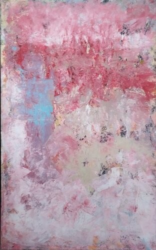La femme en bleu by Erwin STEINBACH, Painting for Sale on Singulart