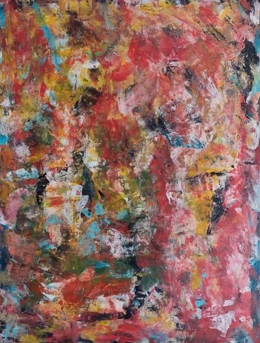 Champs de fleurs en Provence van Erwin STEINBACH, Schilderij te koop op Singulart