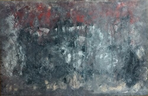 Neige sur l'étang du Revest, Décembre 2019 by Erwin STEINBACH, Painting for Sale on Singulart