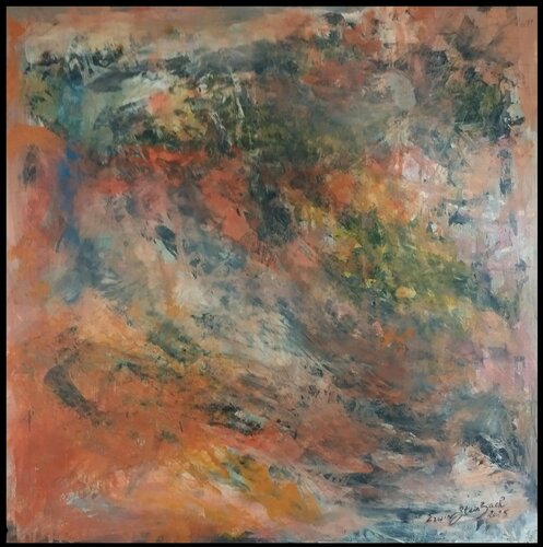 Feu de joie, Mars 2025 van Erwin STEINBACH, Schilderij te koop op Singulart