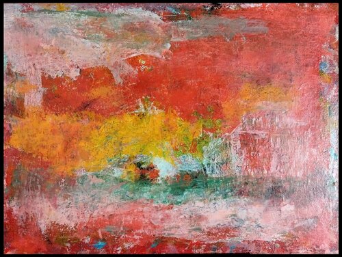 La maison au nuage rose, Mai 2024, Revest du Bion van Erwin STEINBACH, Schilderij te koop op Singulart