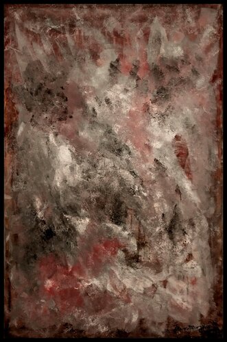 Les herbes folles, roses, Janvier 2020 van Erwin STEINBACH, Schilderij te koop op Singulart