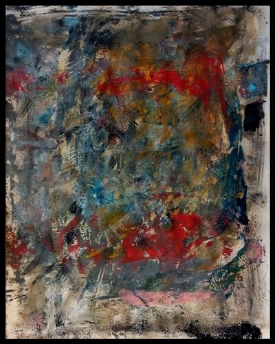 Les toits, Avril 2006 van Erwin STEINBACH, Werk op papier te koop op Singulart