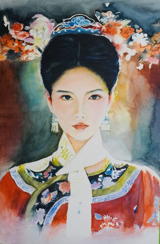 Light and color intertwined-1 von Qingzhu Lin, Malerei kaufen auf Singulart